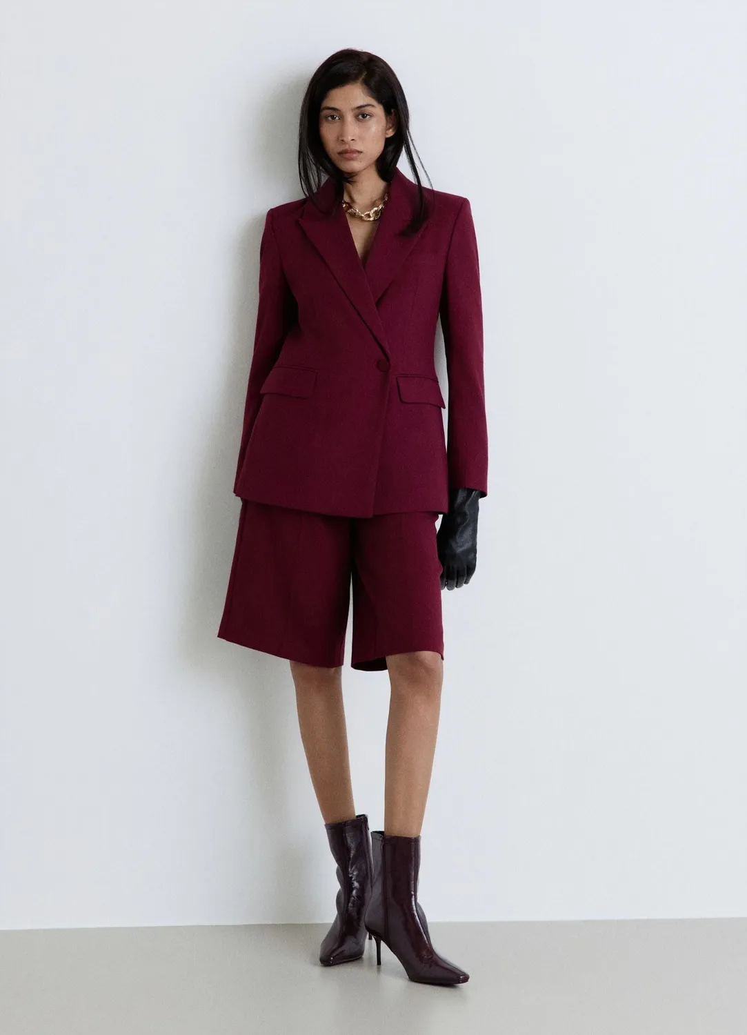 Calliope blazer double boutonnage femme coupe droite