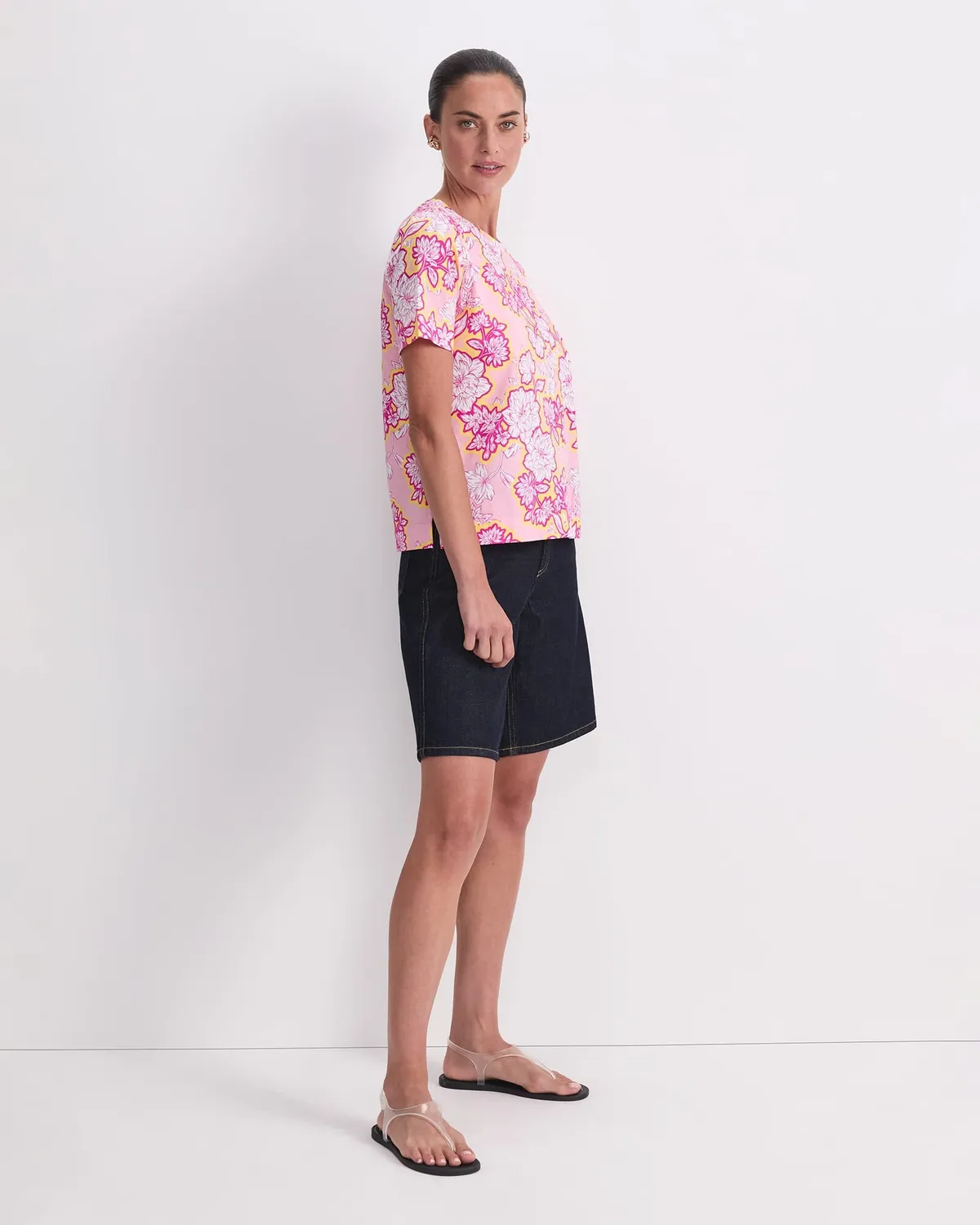 Sportscraft Fleur t-shirt coton motif floral femme