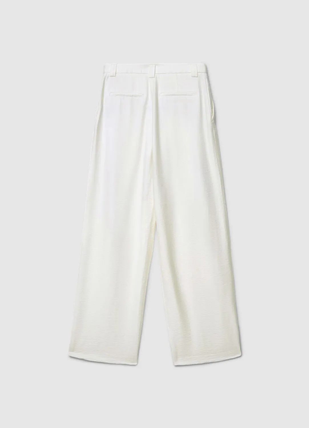 Calliope Pantalon palazzo plis pantalon femme taille haute