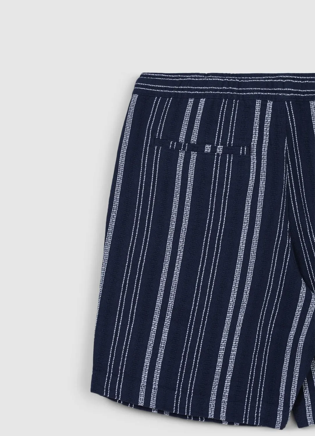 Calliope short jogger rayé homme cordon