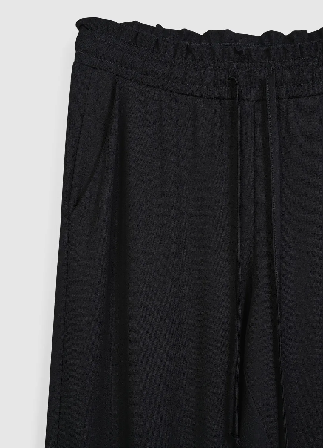 Calliope pantalon femme uni cordon taille