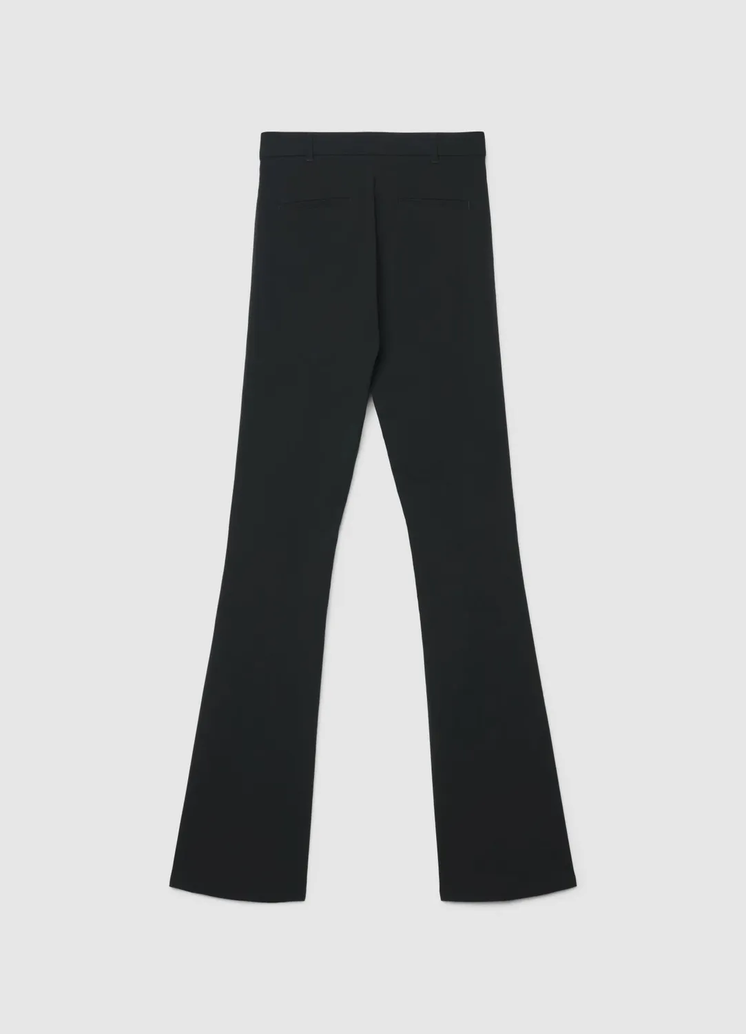 Calliope évasé pantalon femme uni flare