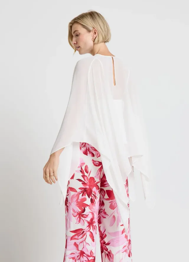 Calliope chemise kimono ample unie femme col rond