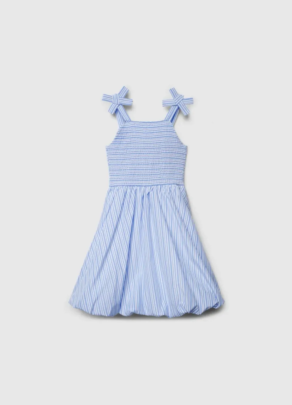 Calliope robe fille rayée bretelles nouées été