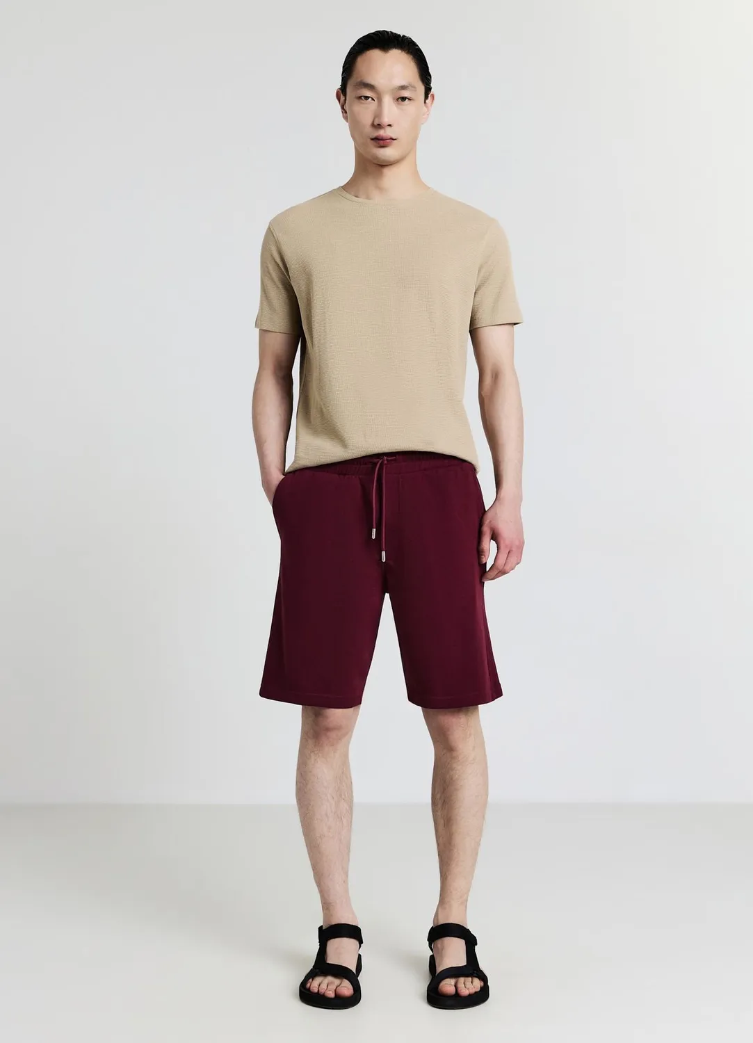 Calliope short gym uni coton homme