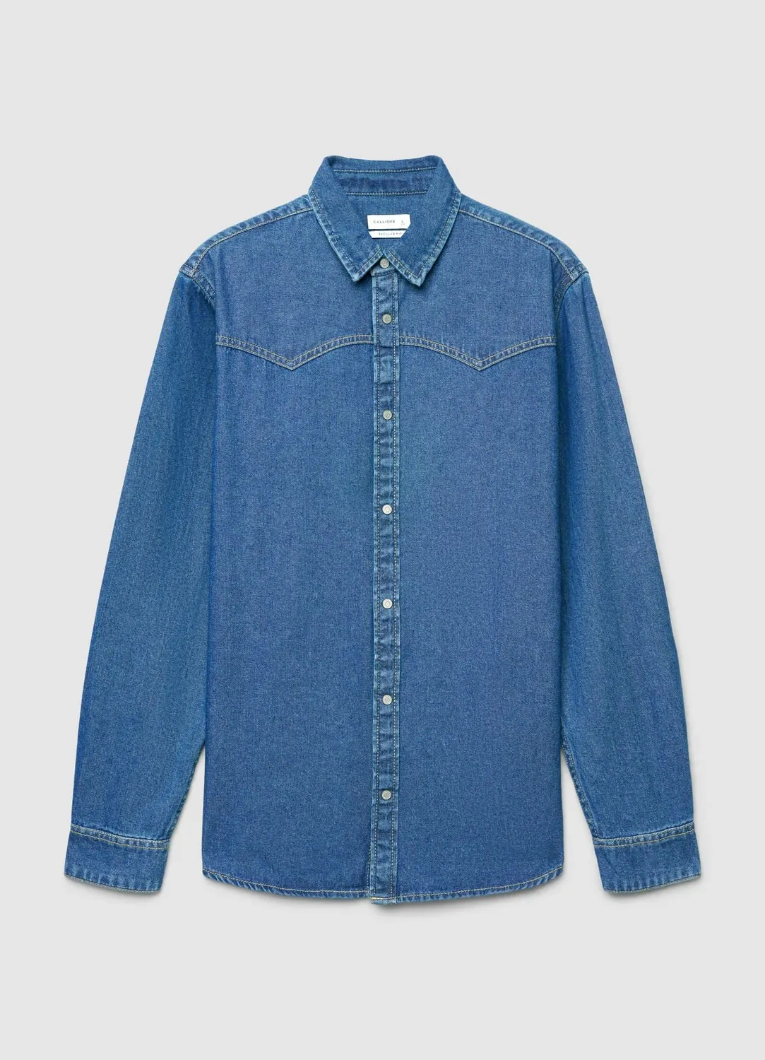 Calliope Chemise denim boutons femme western