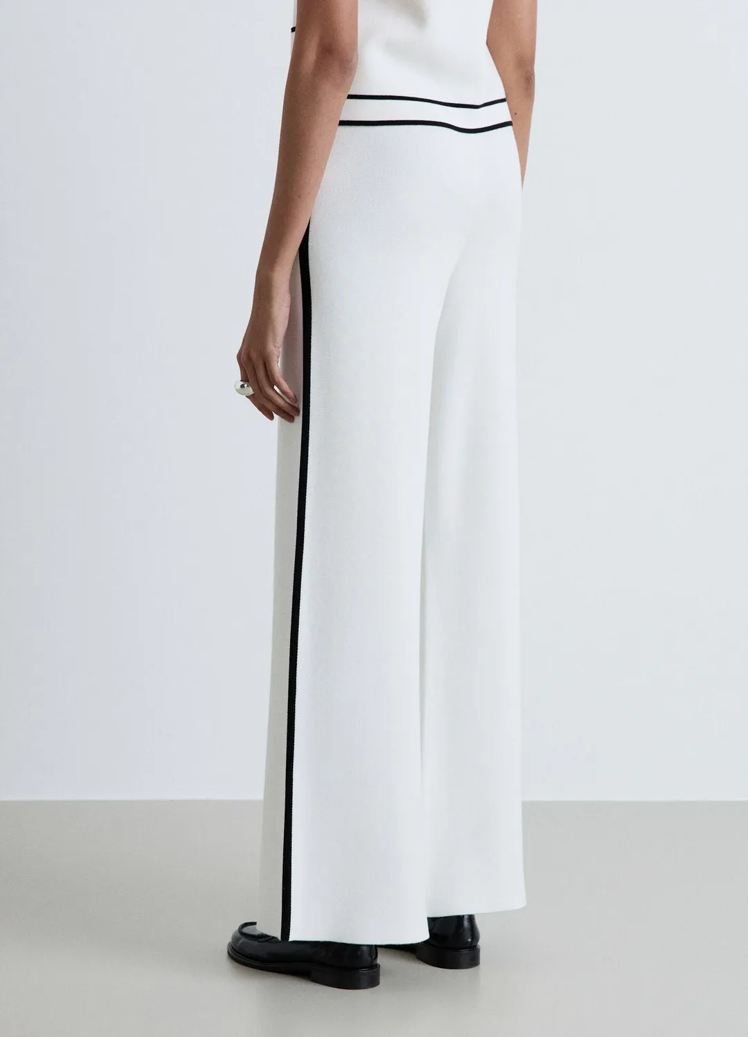 Calliope pantalon palazzo femme taille haute