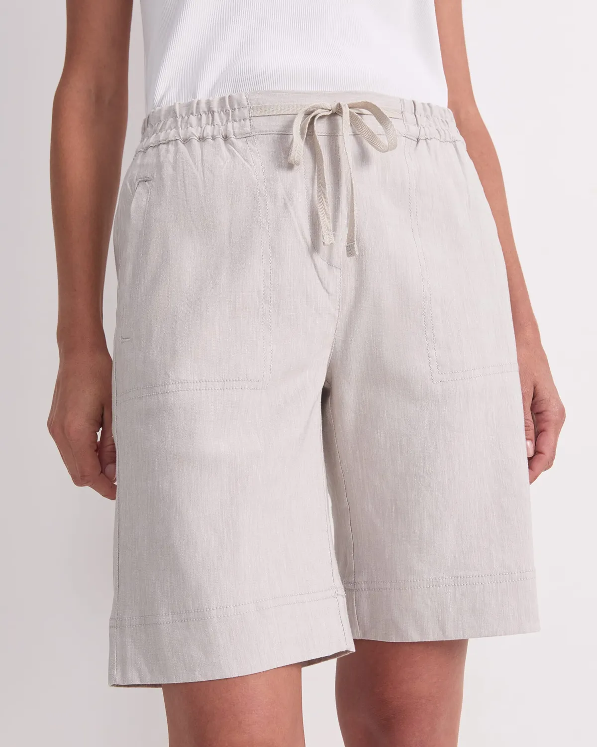 Sportscraft Rosa short lin femme mélange lin