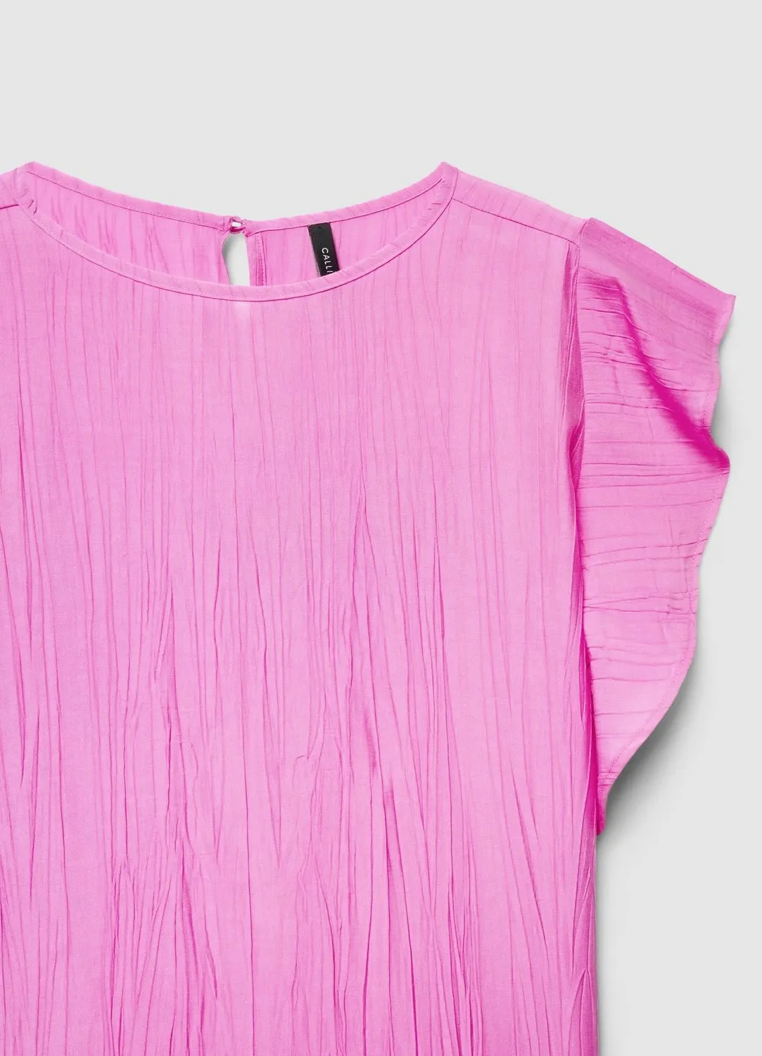 Calliope blouse volants chemisier uni femme
