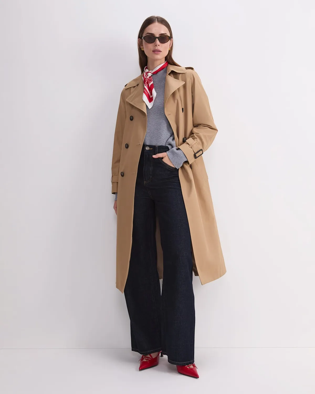 Sportscraft Audrey Icon trench lin femme coupe droite