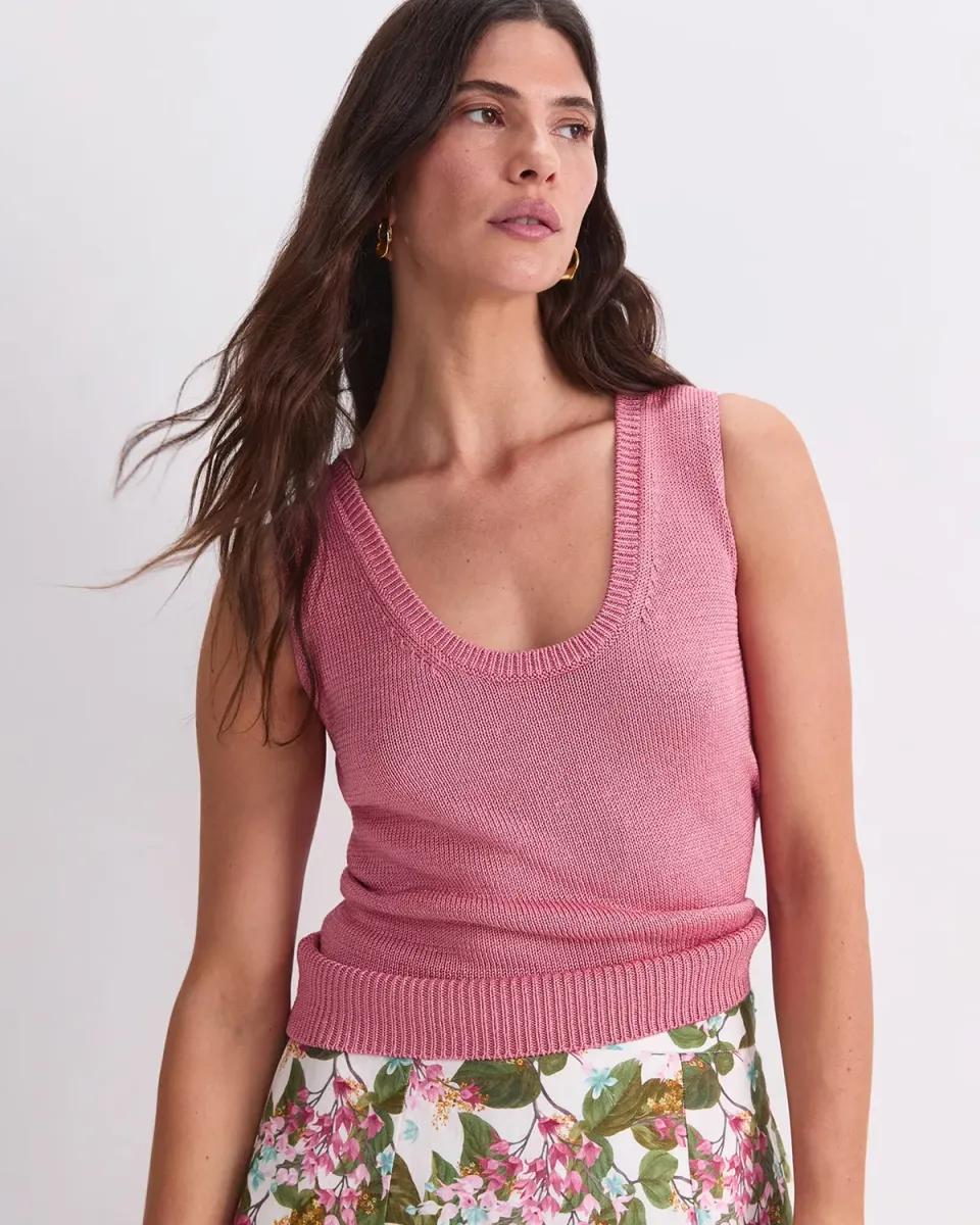 Sportscraft Linen Blend débardeur femme lin