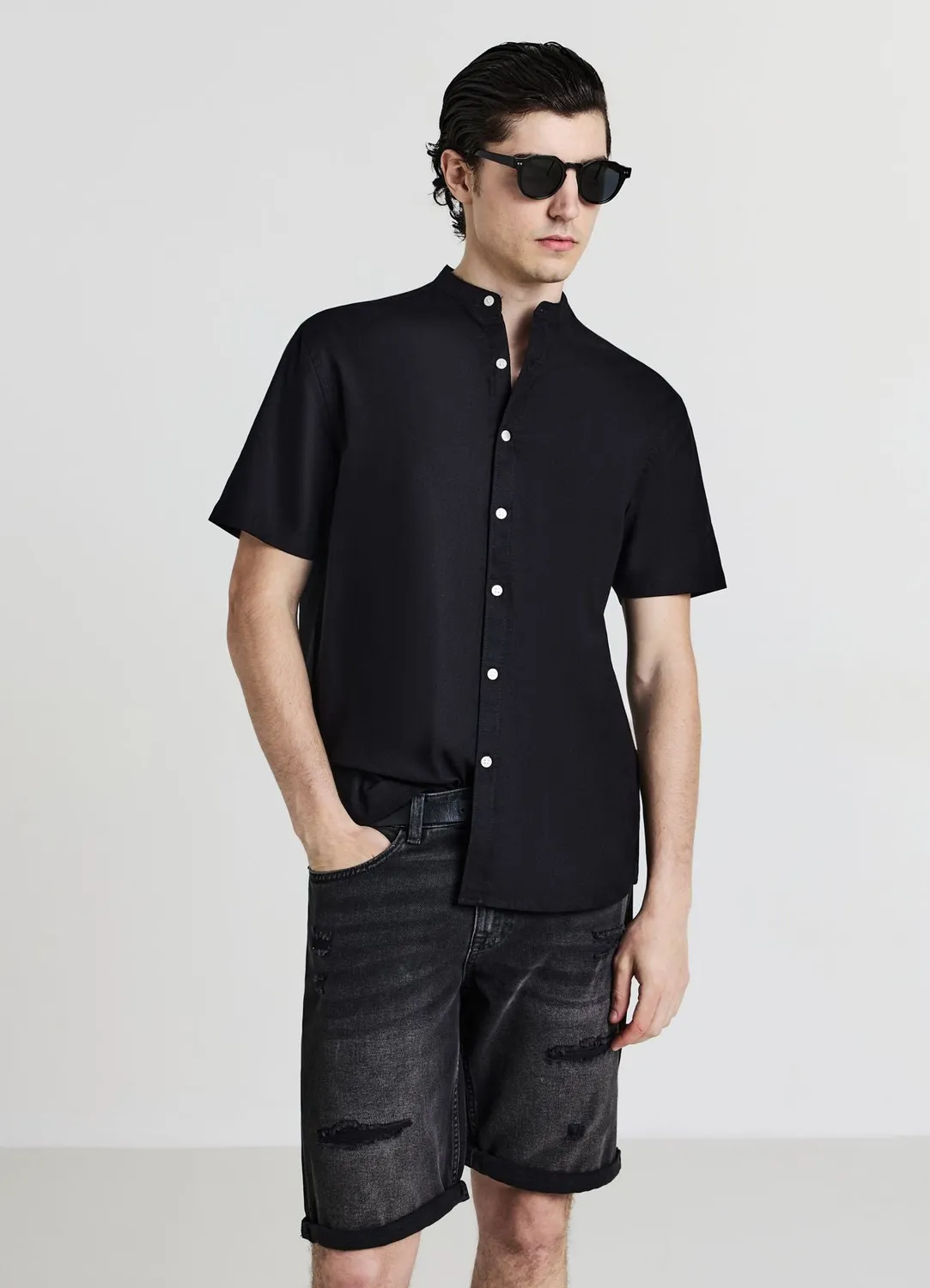 Calliope short jean homme déchiré regular