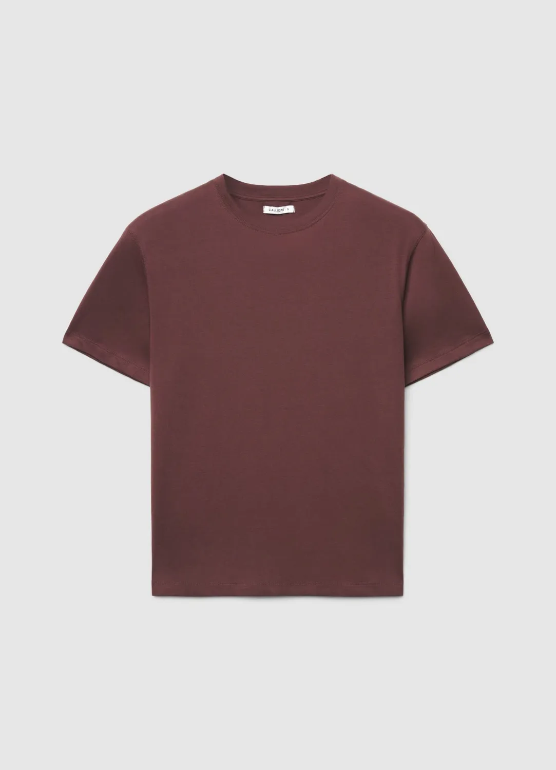 Calliope T-shirt col rond uni femme coton regular