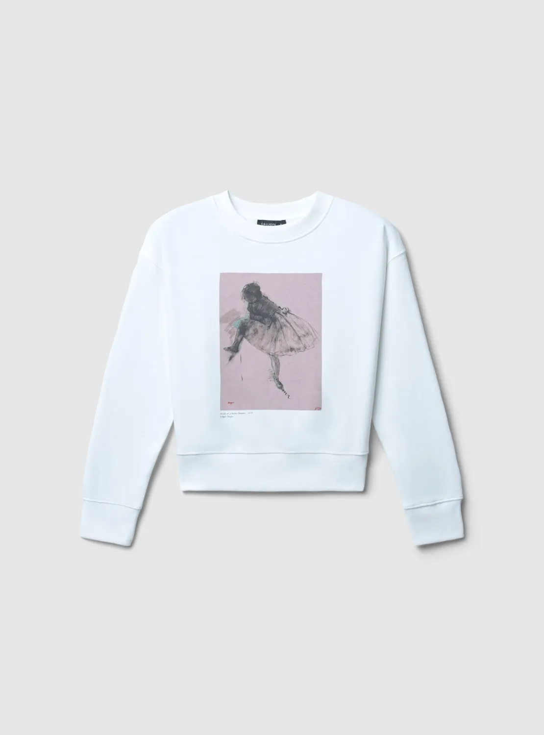 Calliope sweat imprimé femme col rond taille S
