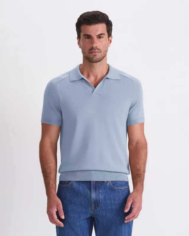 Sportscraft Brookes polo homme soie coton manches courtes