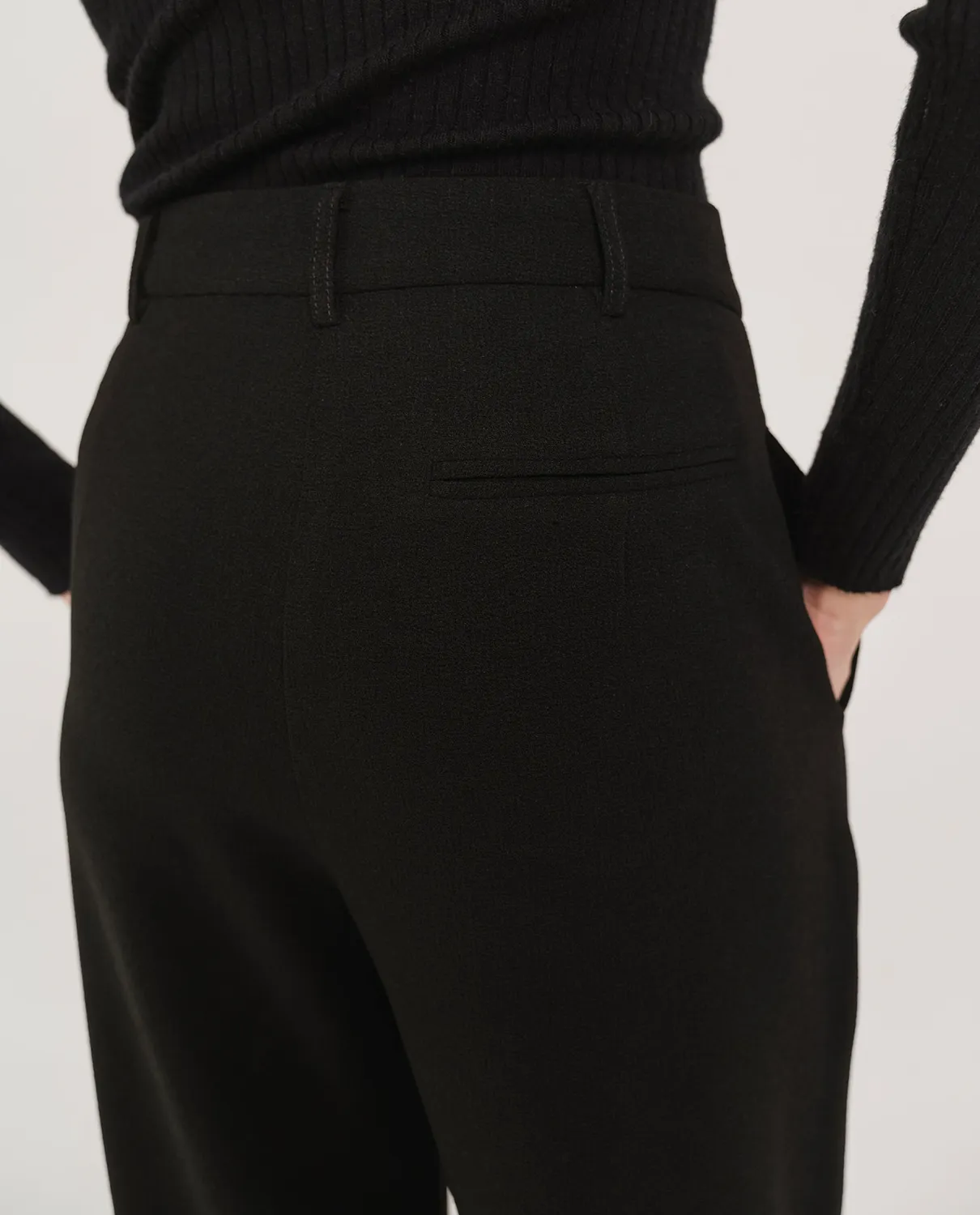 Tinsels Brando pantalon noir 7/8 taille haute
