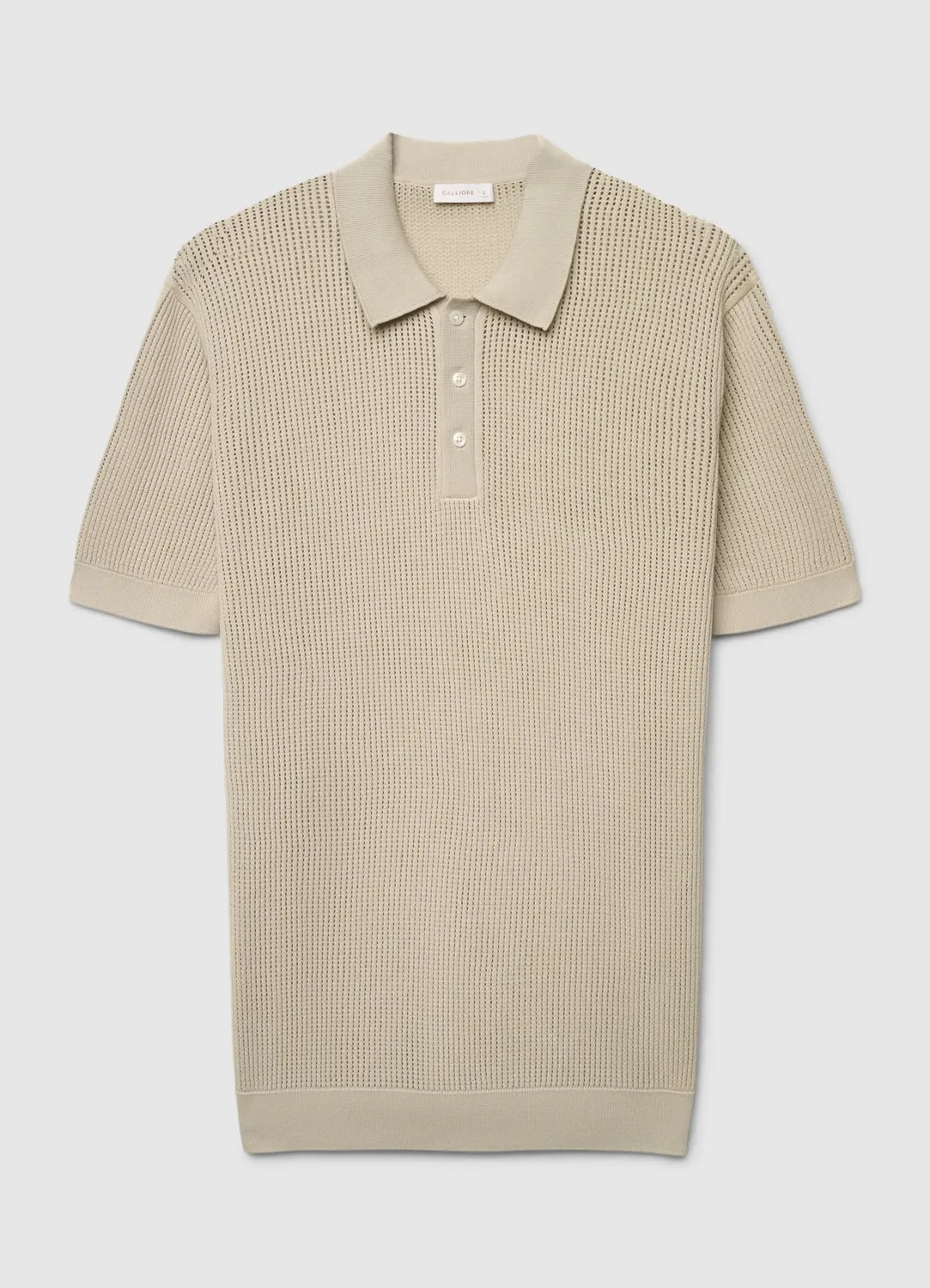 Calliope polo homme manches courtes uni