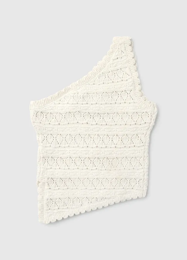 Calliope Top une épaule crochet fille coquillages