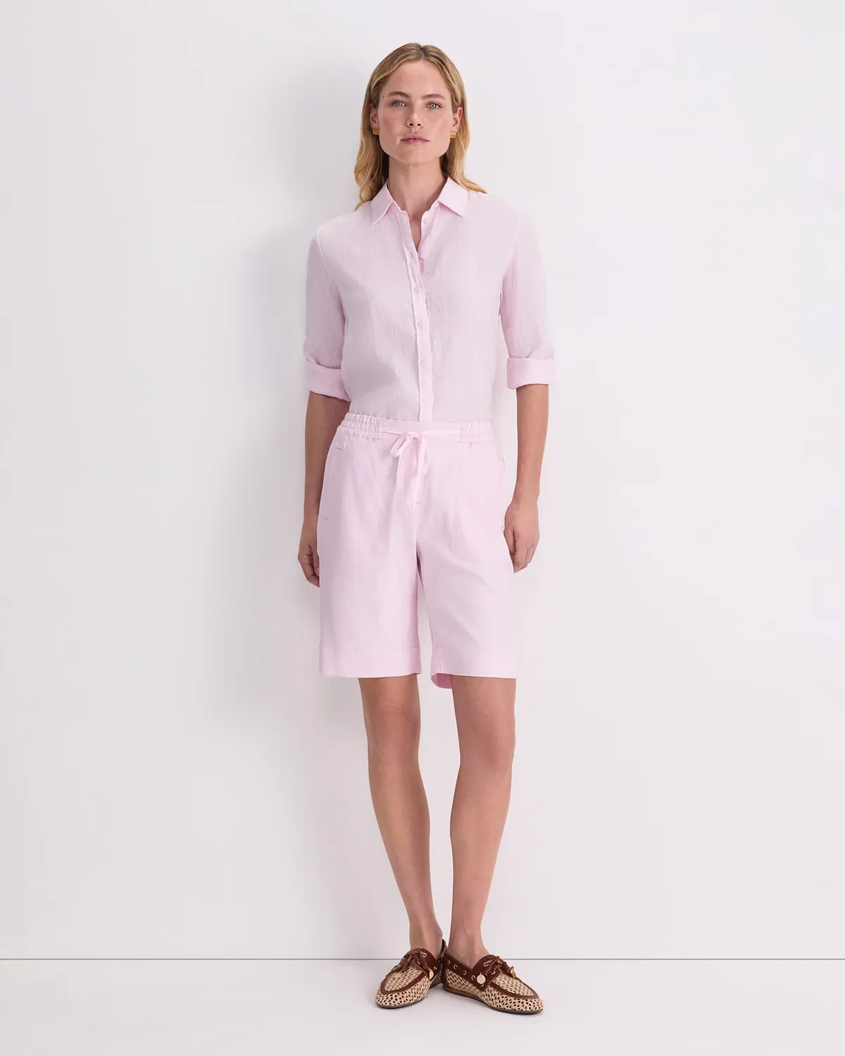 Sportscraft Rosa short en lin coupe décontractée