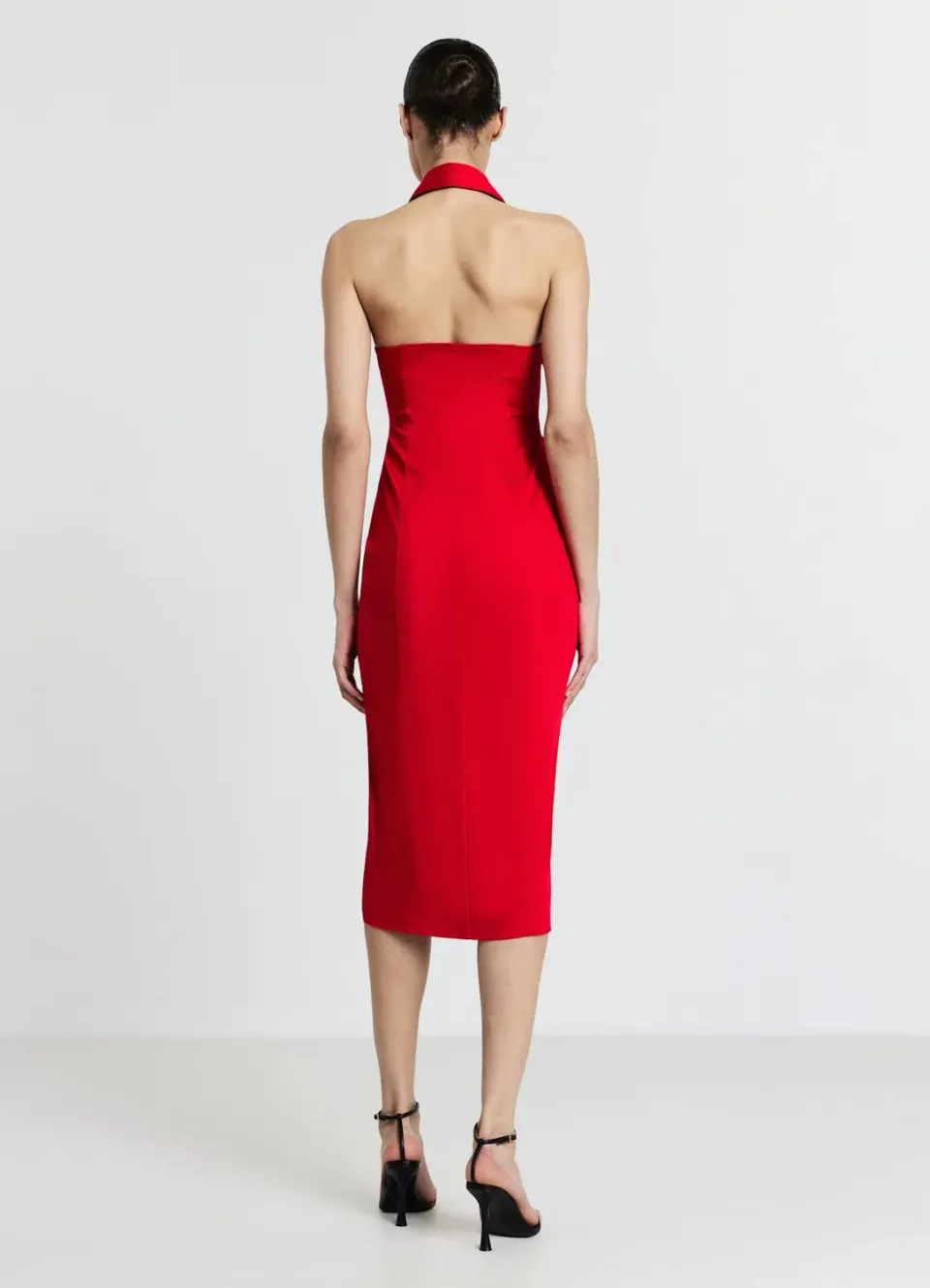 Calliope robe polo fendue midi femme zip