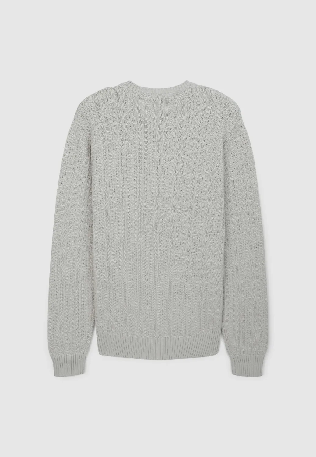 Calliope pull torsades col rond homme manches longues