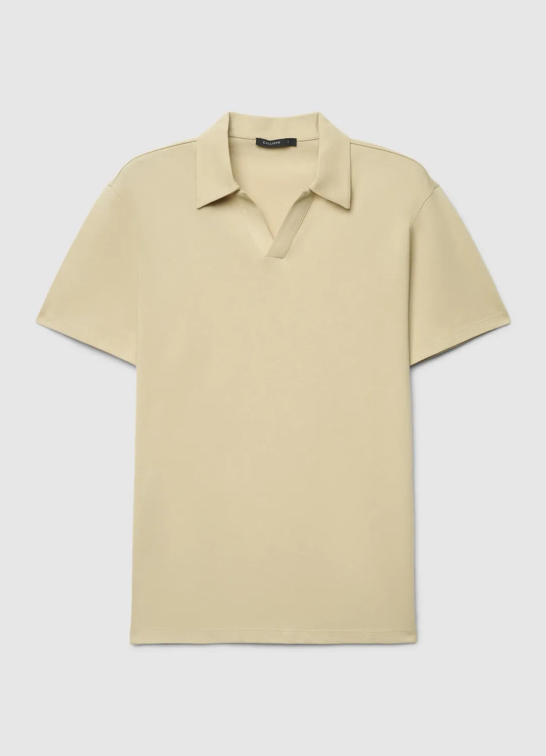 Calliope T-shirt polo homme uni col polo