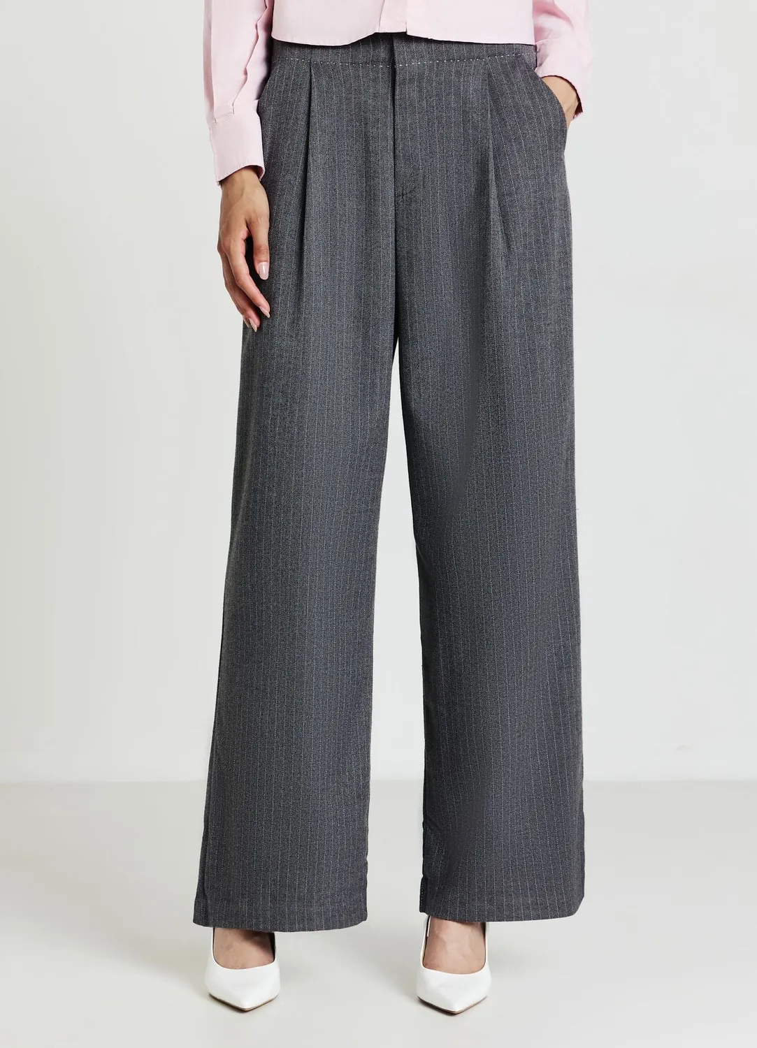 Calliope palazzo femme pantalon rayé large