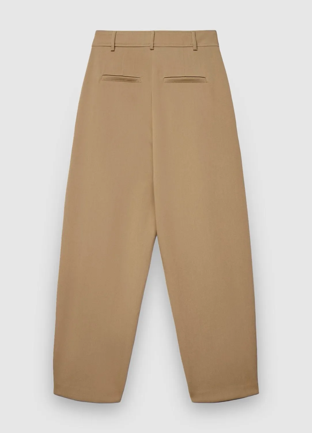 Calliope pantalon barrel femme pinces bureau