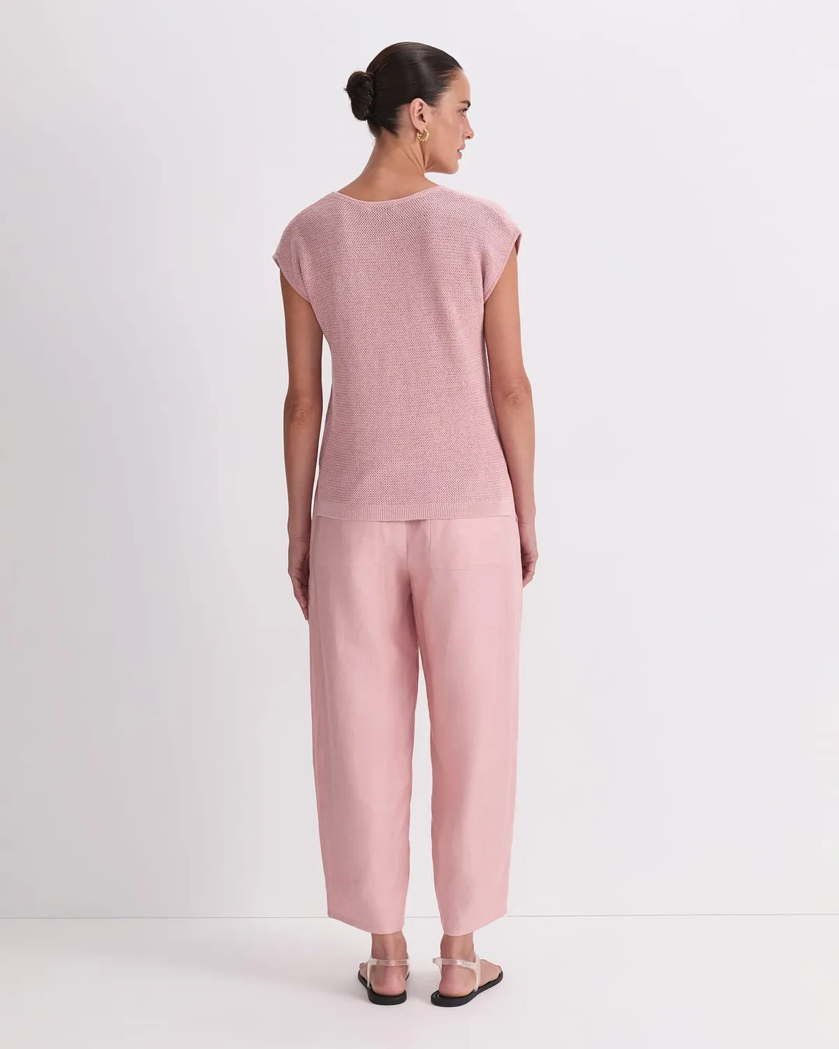 Sportscraft Luisa V-Neck top femme lin