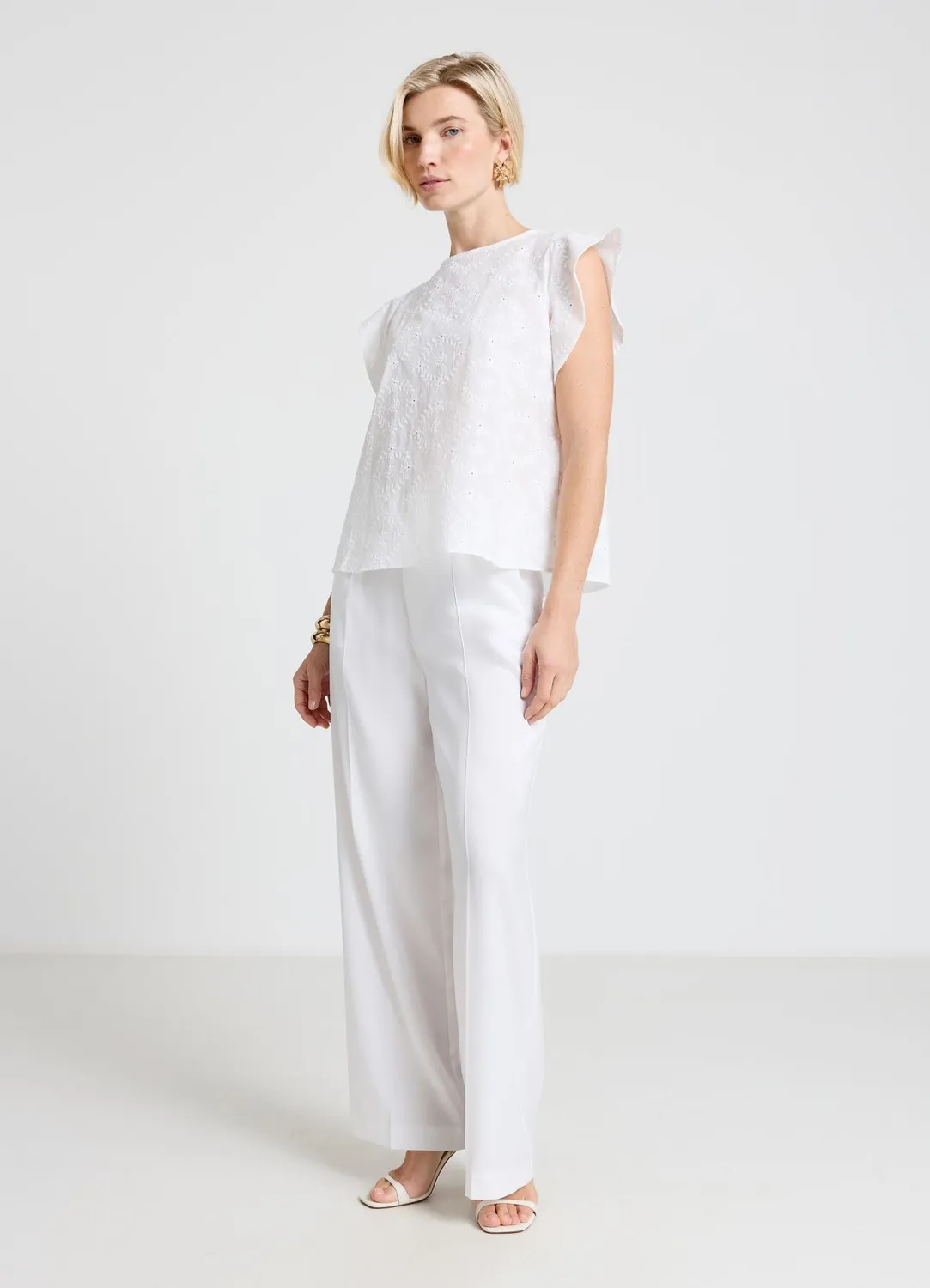 Calliope blouse broderie anglaise volants