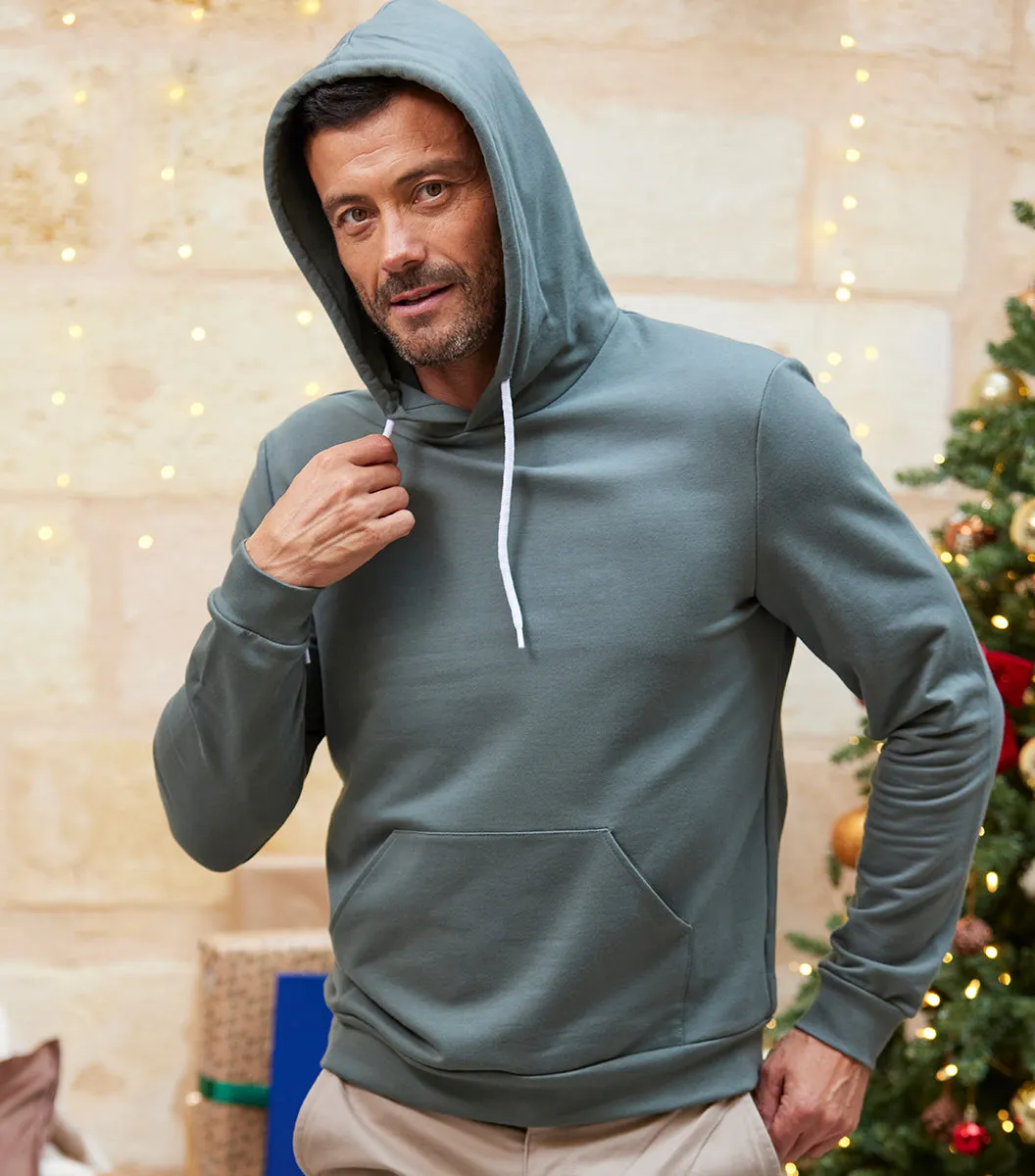 Cocorico Intemporel Sauge sweat capuche homme coton