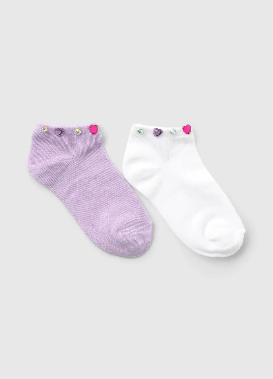 Calliope socquettes fille coeurs lot de 2 paires