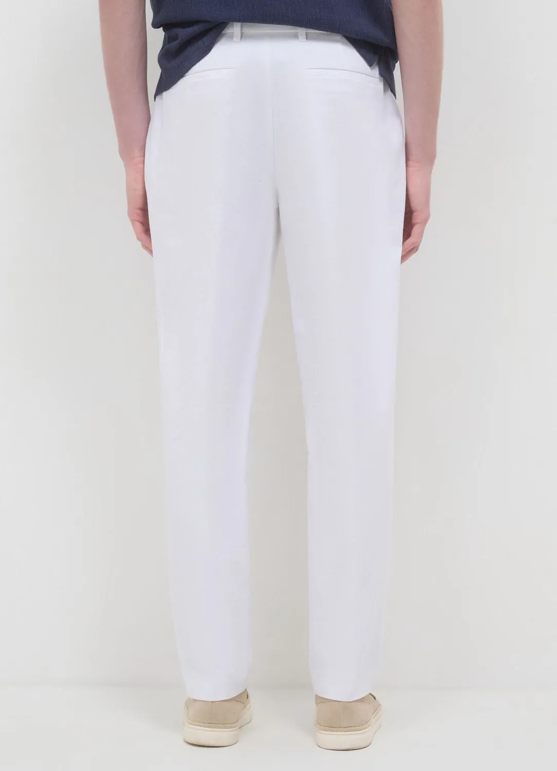 Calliope pantalon homme coton ceinture à nouer