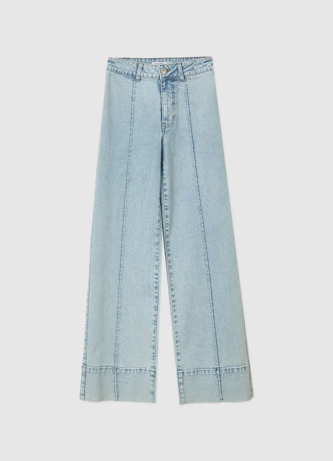 Calliope jean wide leg coutures devant femme