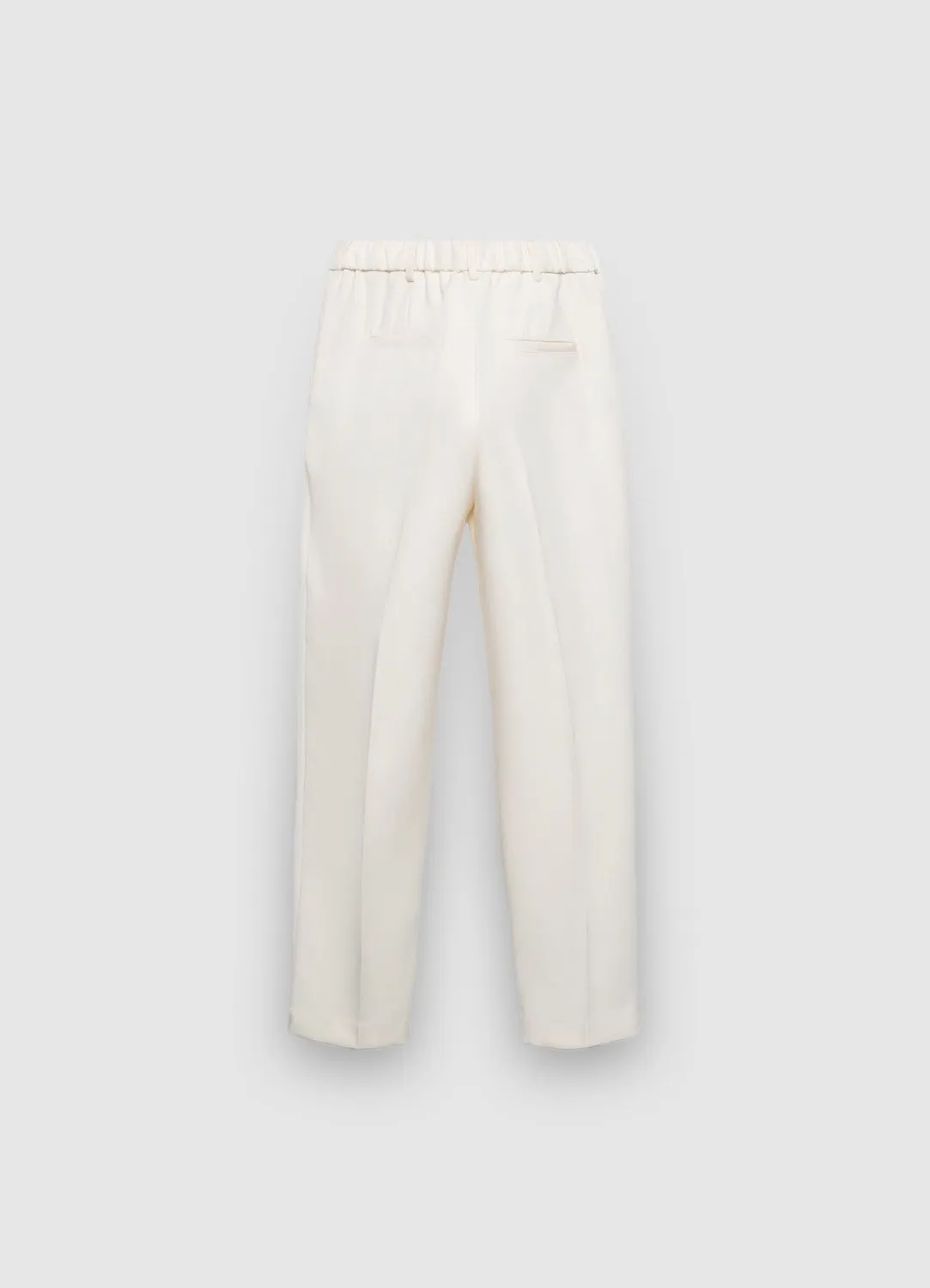 Calliope pantalon droit pinces femme elastique dos bureau