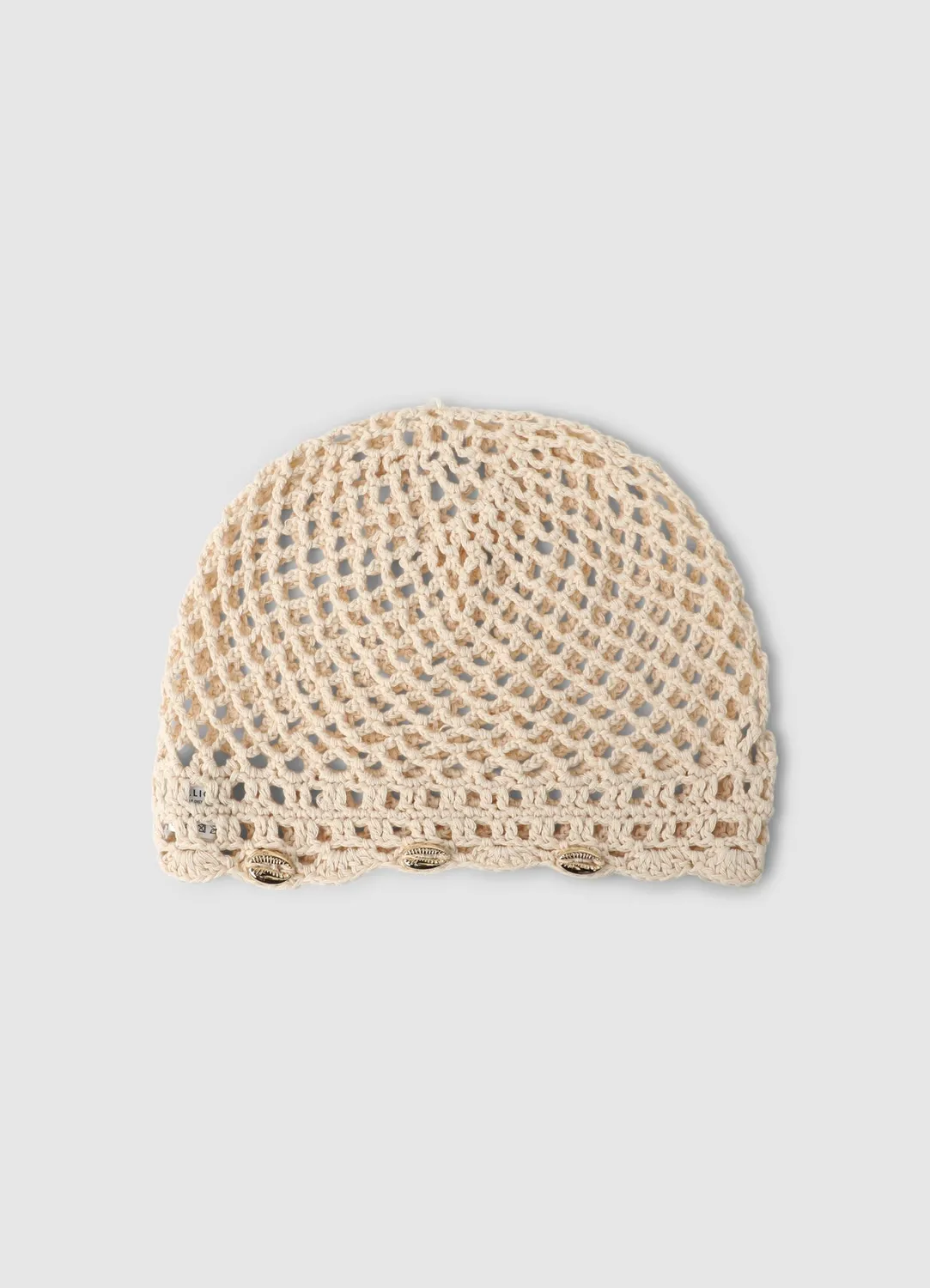 Calliope crochet coquillage bonnet femme TU ajouré