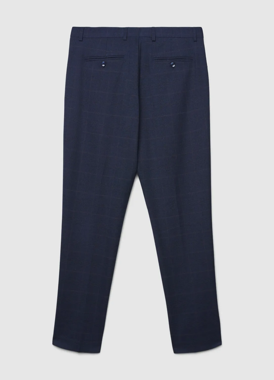 Calliope pantalon homme à carreaux coupe regular bureau