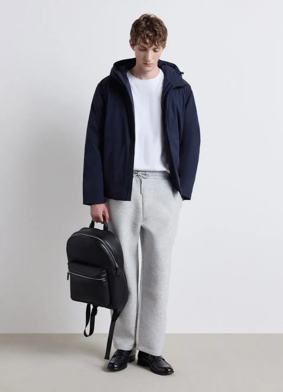 Calliope pantalon jogging homme coupe droite cordon