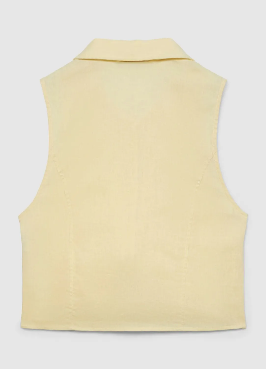 Calliope camicia smanicata chemise femme lin sans manches