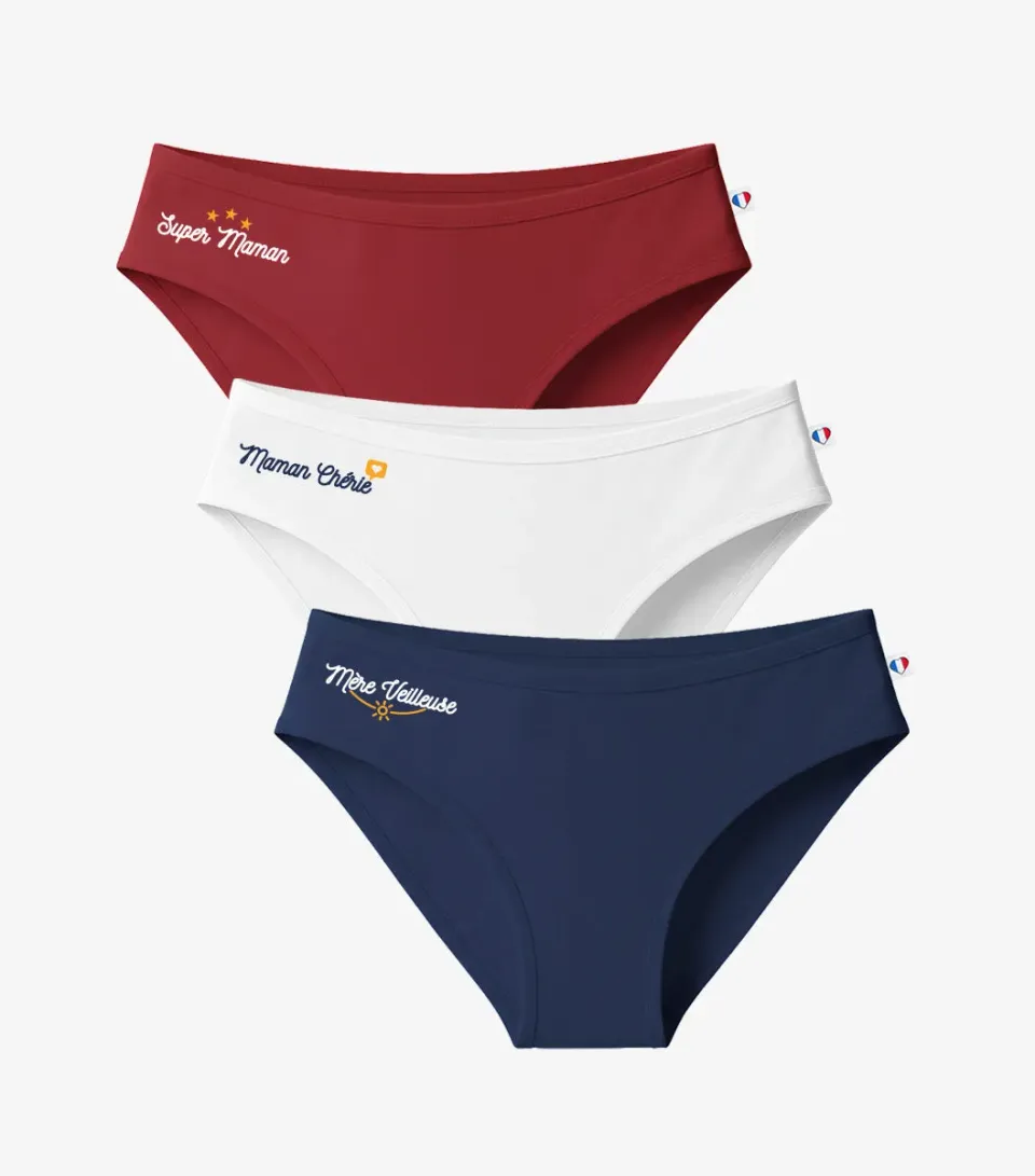 Cocorico Pack Maman culotte femme x3 confort