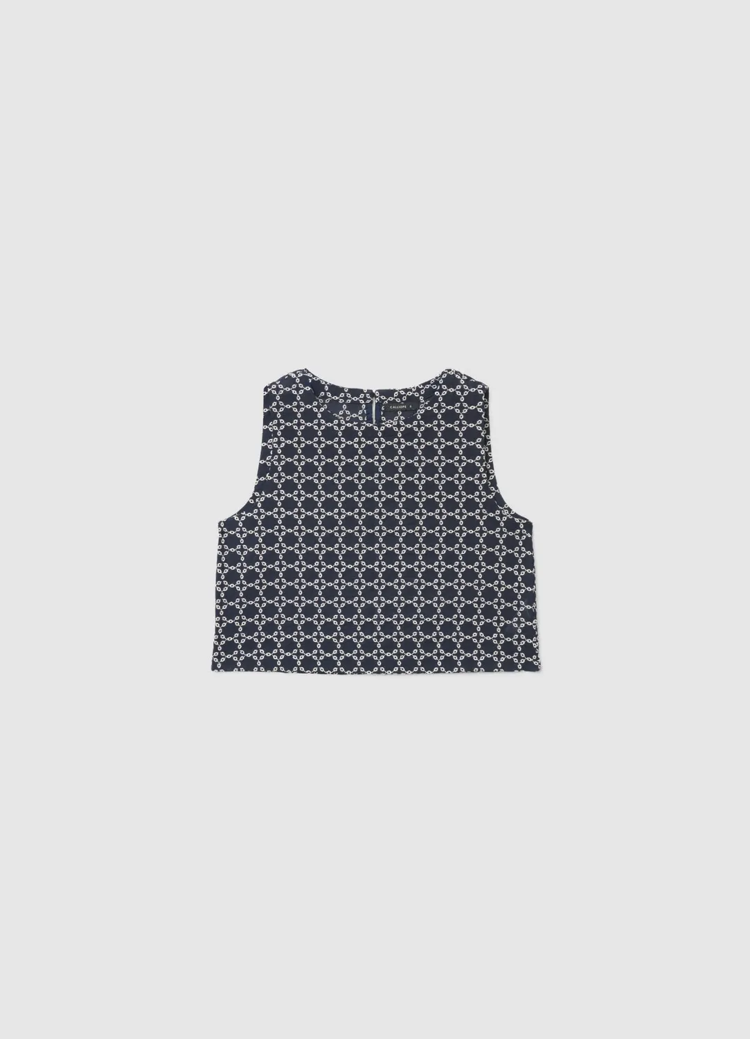 Calliope top sans manches motif all-over