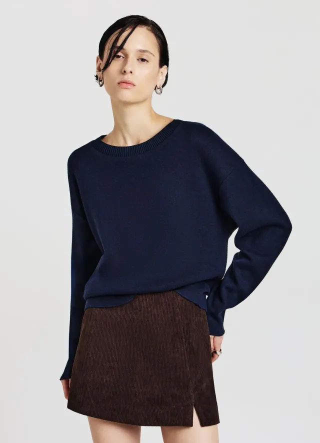 Calliope jupe-short effet velours femme unie