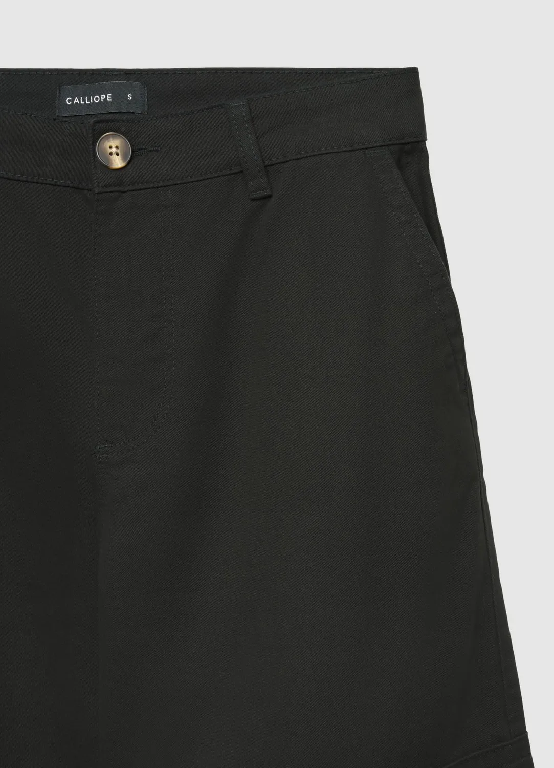 Calliope pantalon cargo droit femme fond élastique