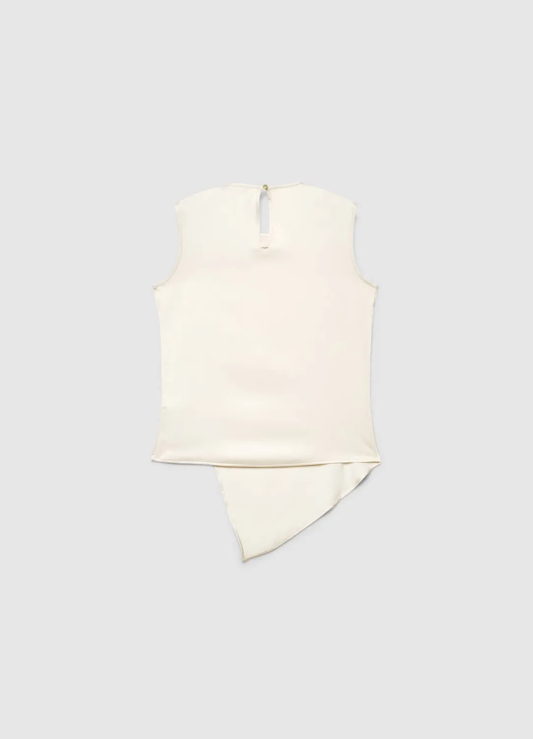 Calliope Top Asymétrique Simili-Satin Femme Boucle