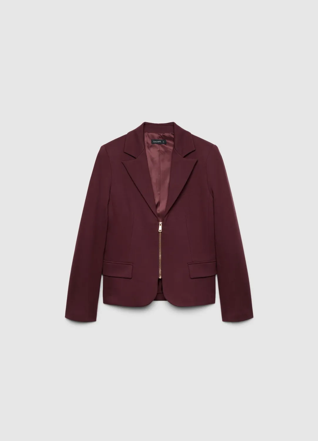 Calliope veste zippée femme col tailleur