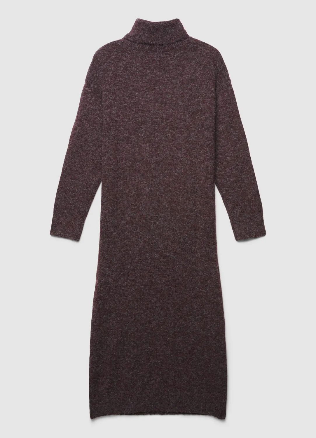 Calliope robe pull femme col roulé maille unie