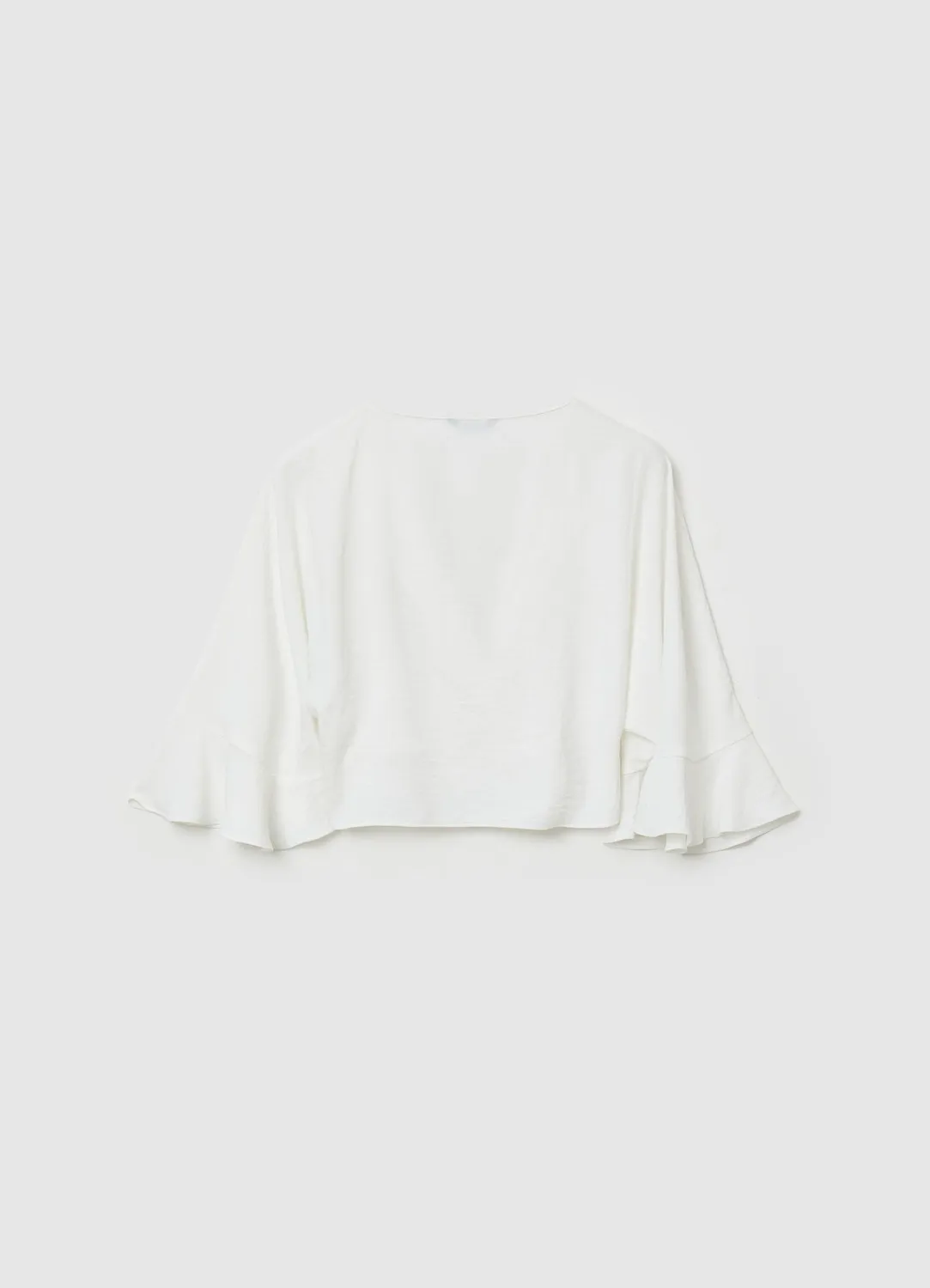 Calliope chemise femme torsadée à volants