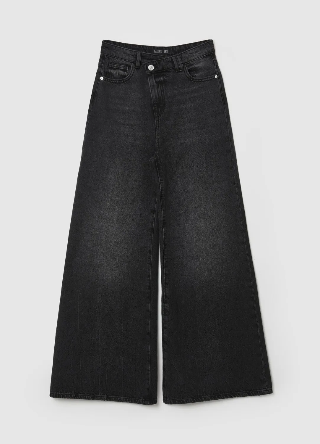 Calliope Wide Leg jean large femme taille haute 5 poches