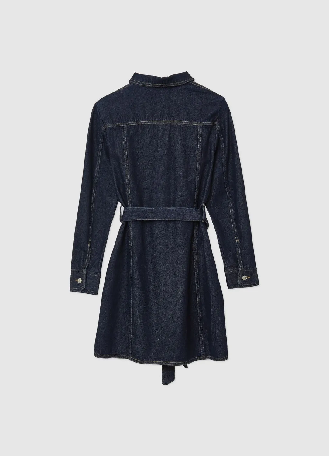 Calliope denim robe chemise femme courte