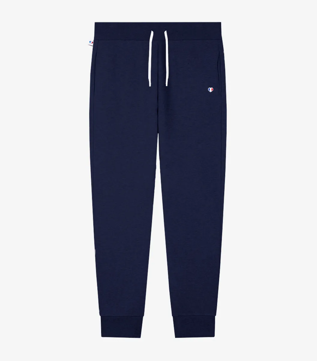 Cocorico Iconique jogging femme marine coton